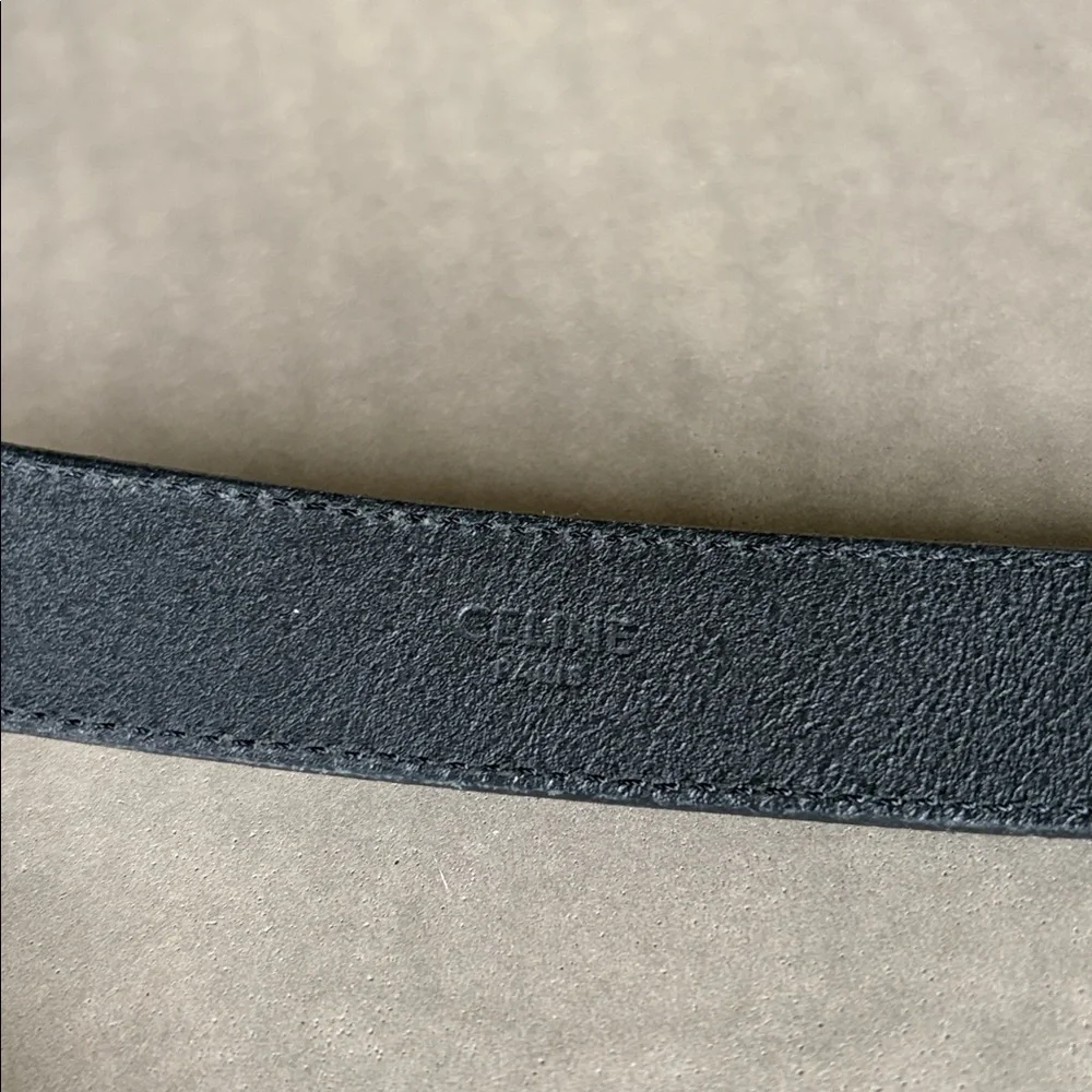 CELINE Western belt 25mm size 80 - Picture 4 of 8